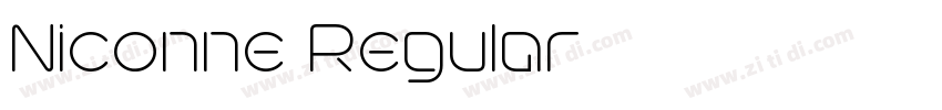 Niconne Regular字体转换 Niconne Regular字体转换